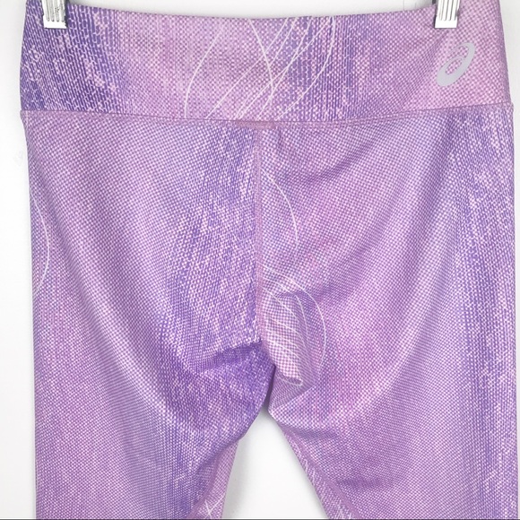 OASICS purple knee Leggings Size M - Picture 7 of 10